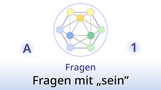 Grammatik des Lebens - A1 - Fragen: Bin ich? Bist du? Ist er? - Fragen mit „sein“